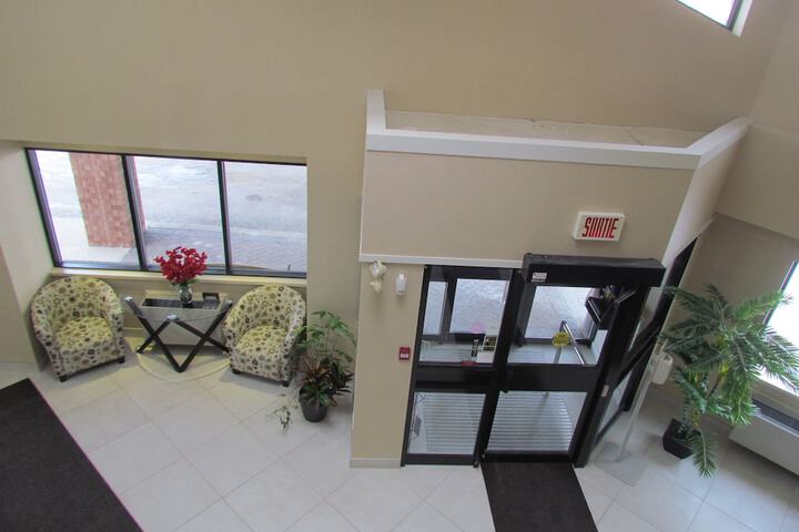 Interior entrance