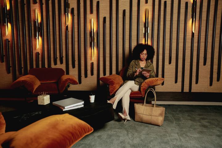Lobby sitting area