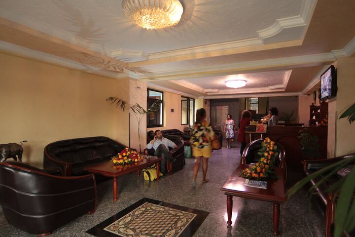 Lobby sitting area