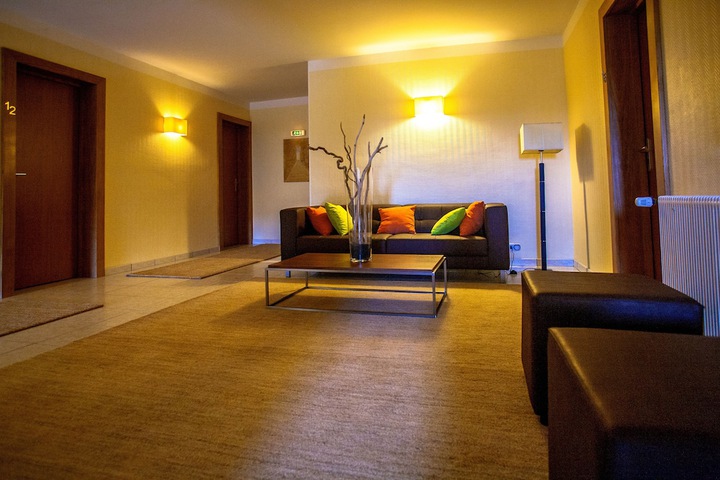 Interior entrance