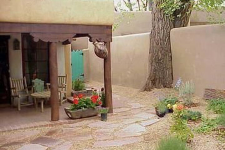 Image of Cowboy on the Acequia