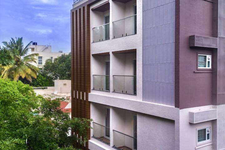 Exterior of The Silver Chimes Suites