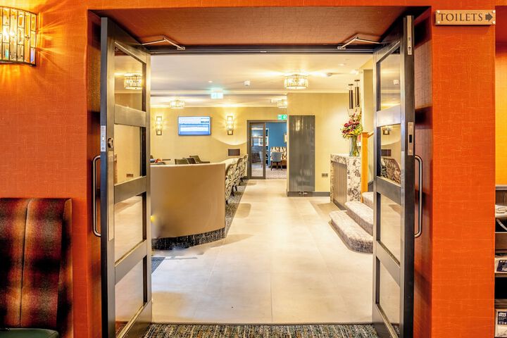 Interior entrance