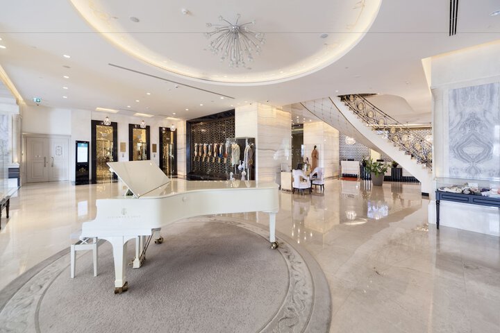 Interior entrance