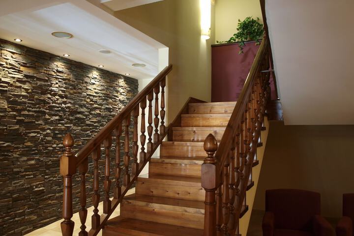 Interior entrance
