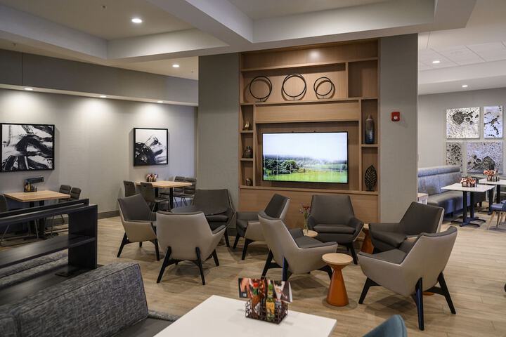 Lobby sitting area