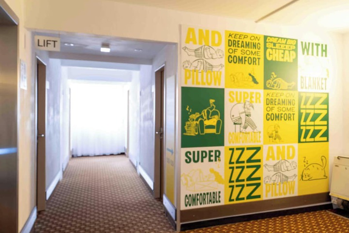 Interior entrance