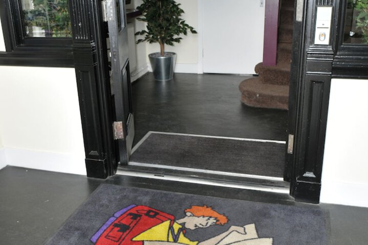 Interior entrance