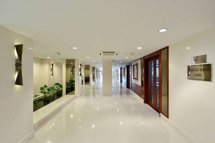 Interior entrance