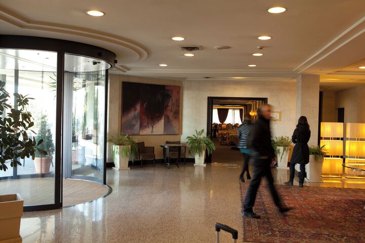 Interior entrance
