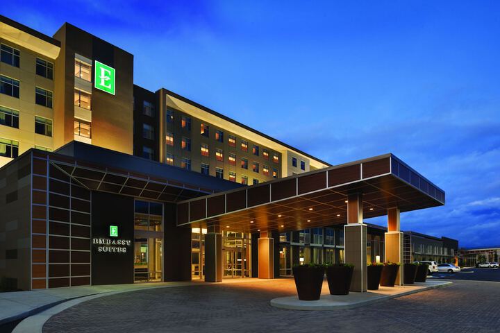 Front of property - evening/night
