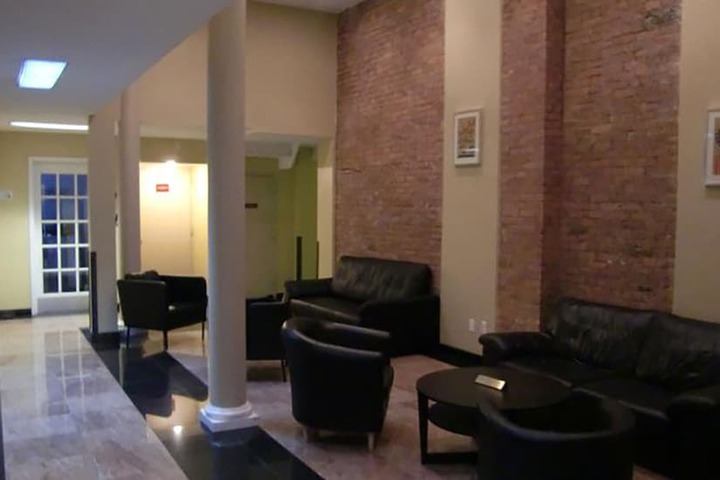 Interior entrance