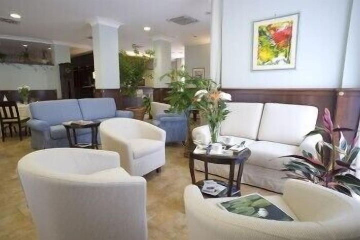 Lobby sitting area
