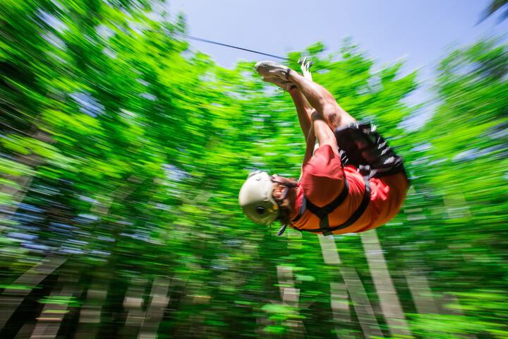 Ziplining
