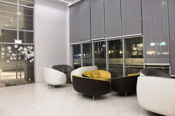 Lobby sitting area