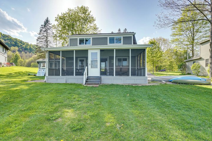 Photo of Family Friendly! Lakefront Tully Getaway w / Porch