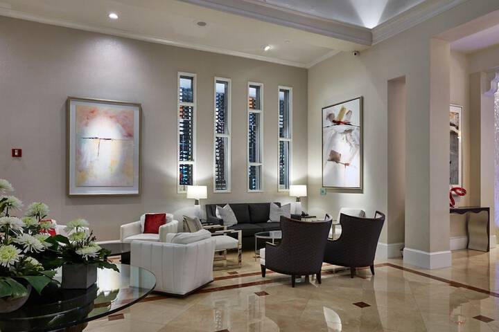 Lobby sitting area