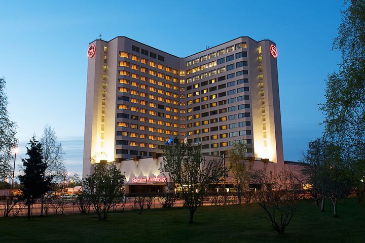 Front of property - evening/night