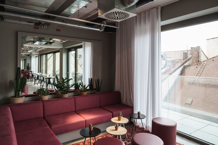 Lobby sitting area