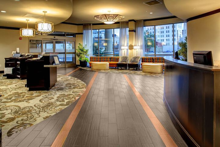 Lobby sitting area