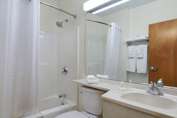 2 Queen Bed Mobility Hearing Accessible Room Roll in Shower (41 of 44)