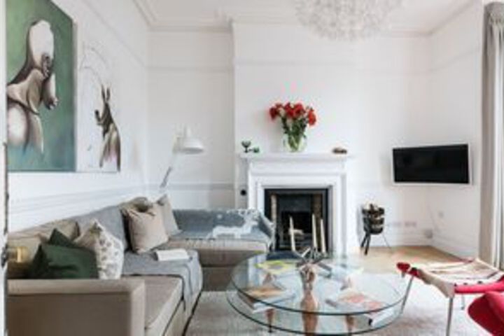 Beautiful Grand House Modern Art Filled Interior