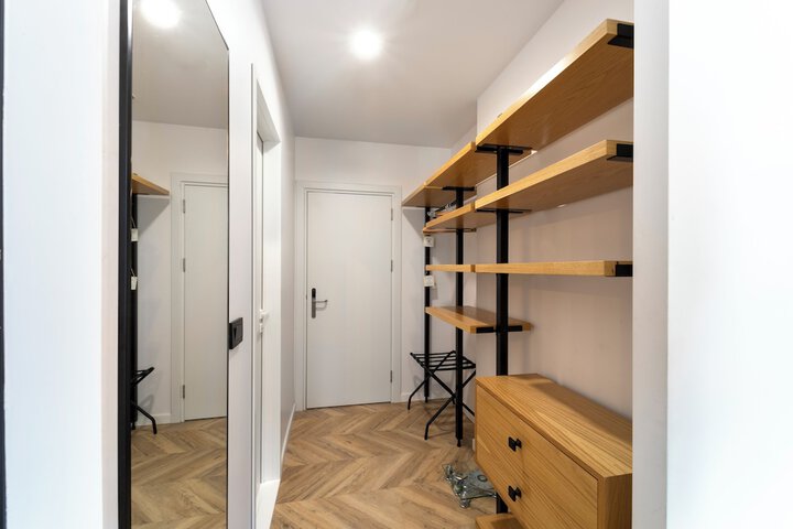 Interior entrance