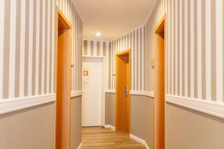 Interior entrance