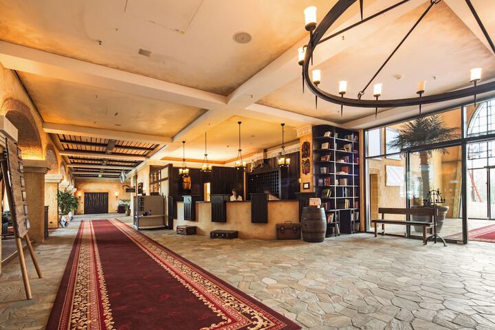 Interior entrance
