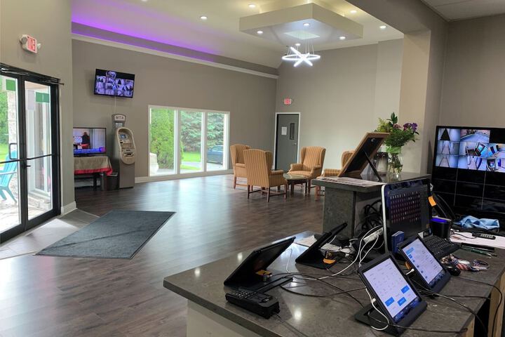Lobby sitting area