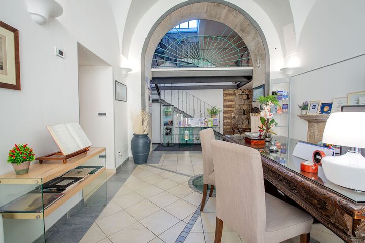 Interior entrance