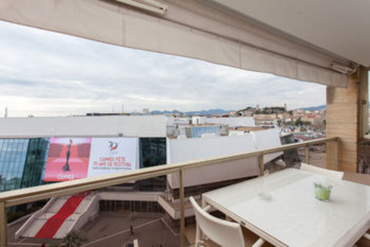 Croisette vue mer Palais des Festivals