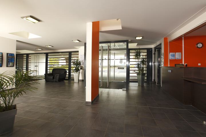 Interior entrance