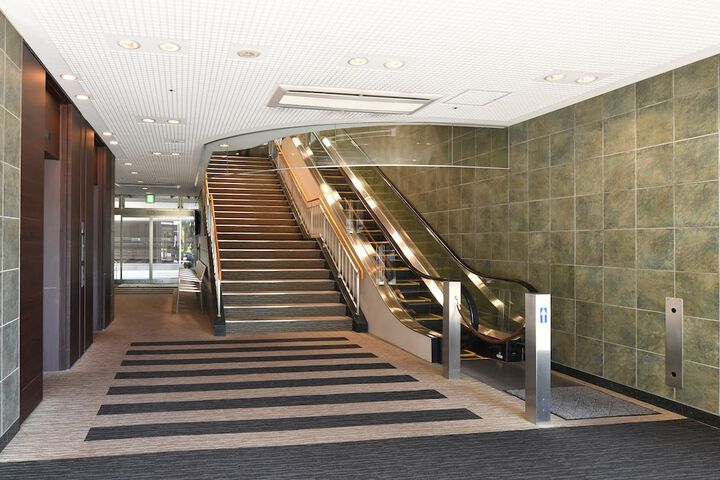 Interior entrance