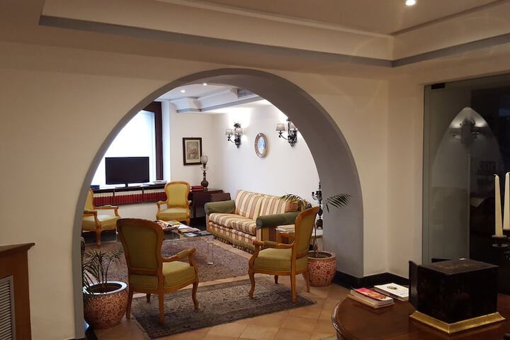 Interior entrance