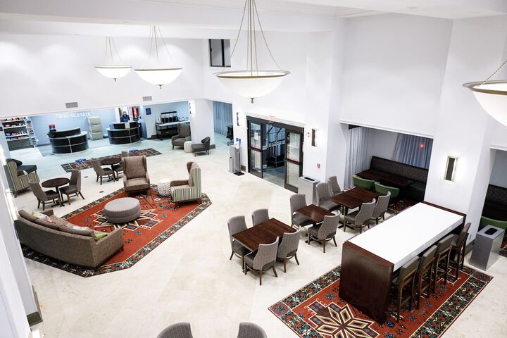 Lobby sitting area