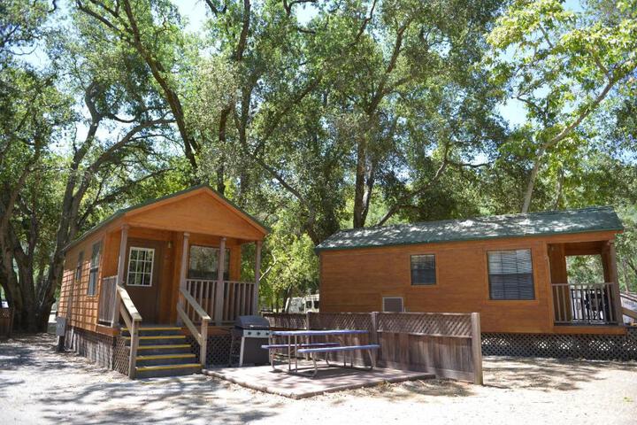 Morgan Hill Camping Resort Cabin 2 in San Martin, CA