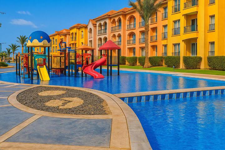Exterior of Porto matrouh Magic sea