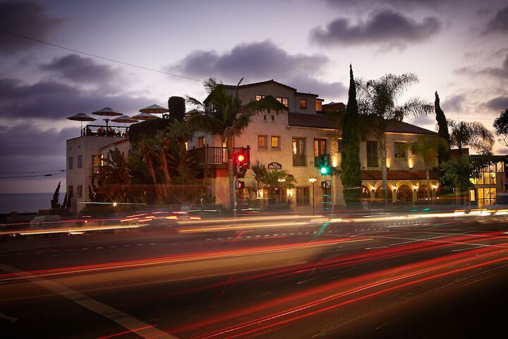 Front of property - evening/night