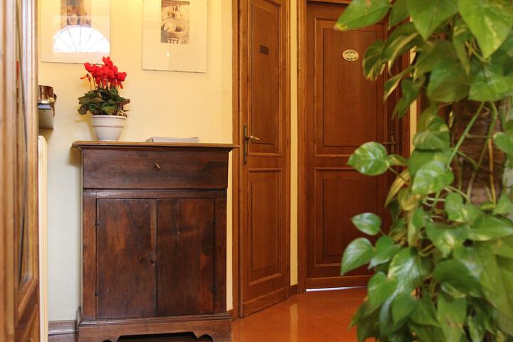 Interior entrance