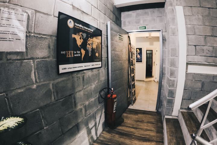 Interior entrance