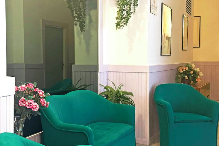 Lobby sitting area