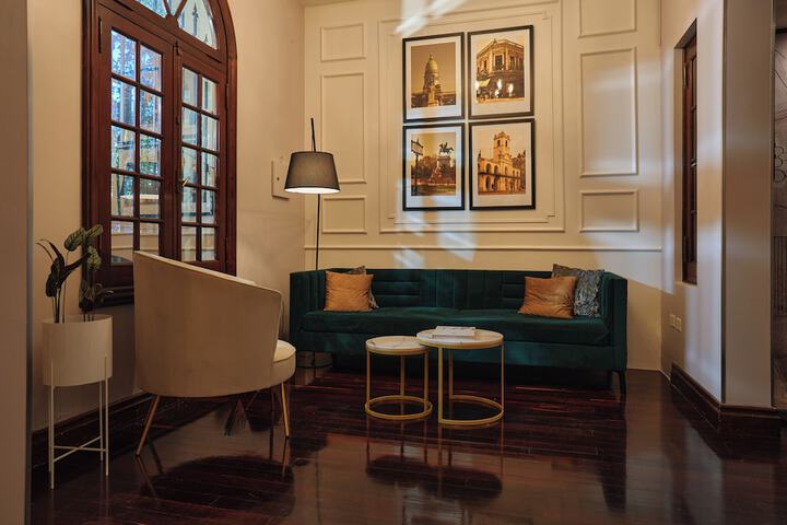 Interior entrance