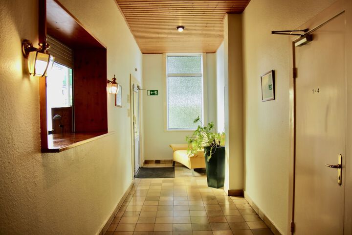 Interior entrance