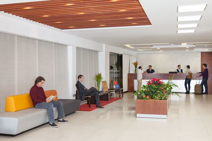 Interior entrance