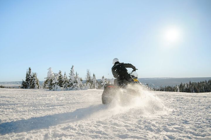 Snowmobiling