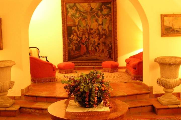 Lobby sitting area