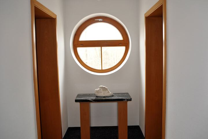 Interior entrance