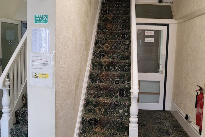 Interior entrance