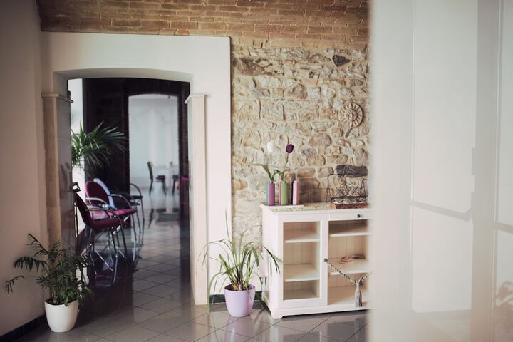 Interior entrance